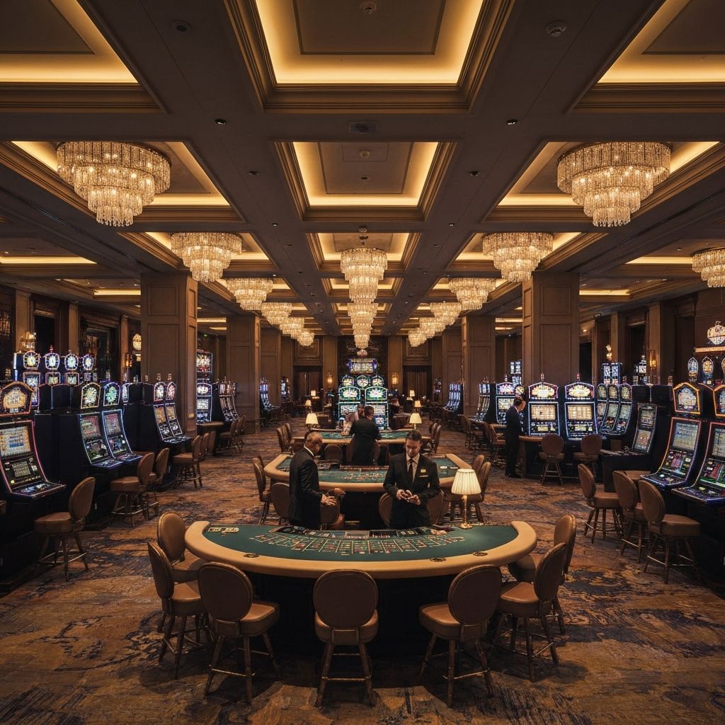 Luxurious casino interior